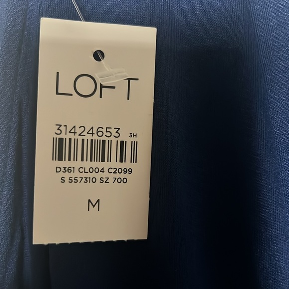 LOFT Beach Maxi Dress Cover-Up - Blue - M - Picture 7 of 7